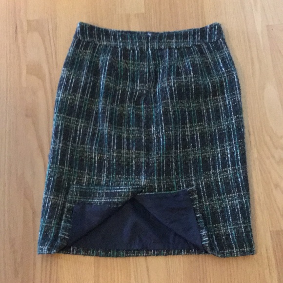 ❗️tan 💛ANN TAYLOR size 8 fully lined skirt - Picture 2 of 5